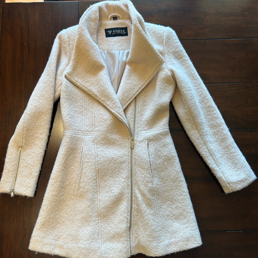 Wool Blend Guess Coat Size S